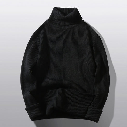 Loose And Simple Bottoming Striped Knitwear